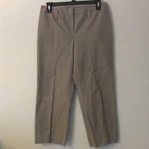 GENE MEYER Tan Pants 12 Cotton Blend Casual EUC